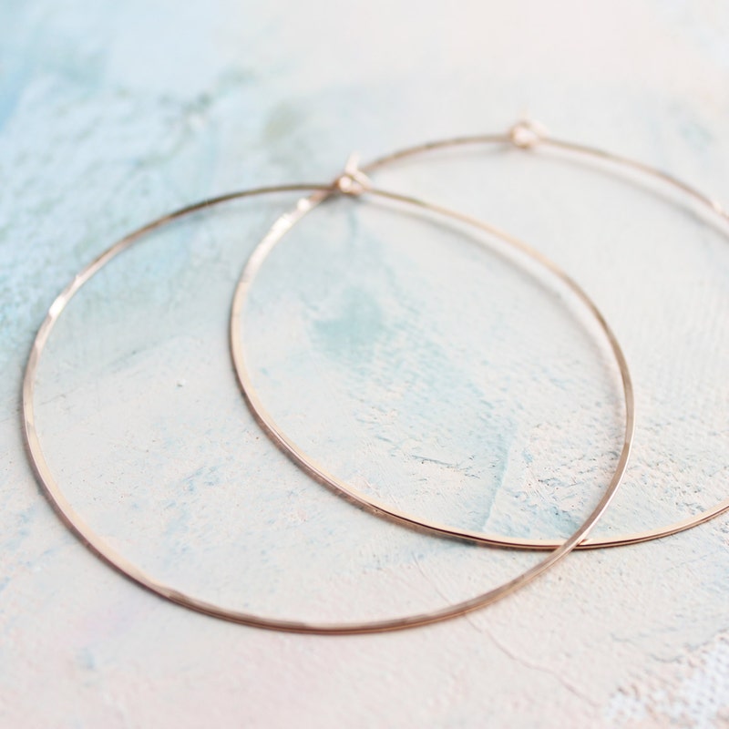 Extra Large Hoop Earrings - Etsy
