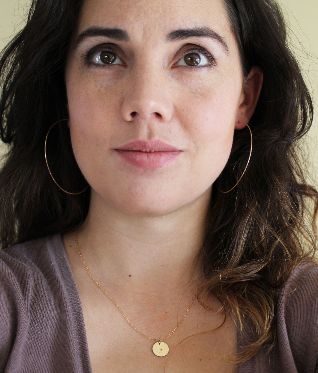 Thin Gold Hoops Extra Large Hoop Earrings 2.5 Gold Etsy