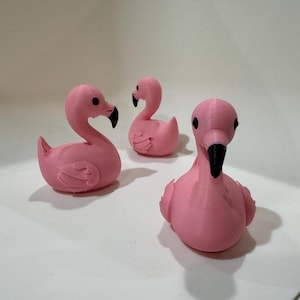 Pink Flamingo Duck Figure Toy