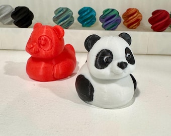 Panda Bear Duck Figure Toy
