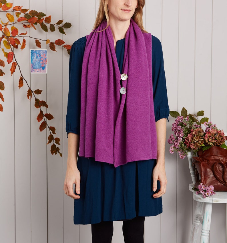 Button Shawl Knitted Shawl Knit Button Wrap Wool Button Etsy UK