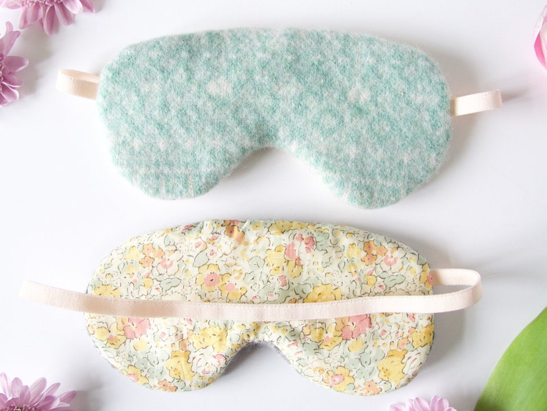 Sleep Mask, sleep mask for women, sleeping mask, eye masks, travel sleep mask, cotton sleep mask, gift for women, mom sleeping mask, sleep image 1