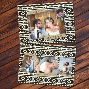 5x7 Cozy Sweater Holiday Card - Photoshop PSD