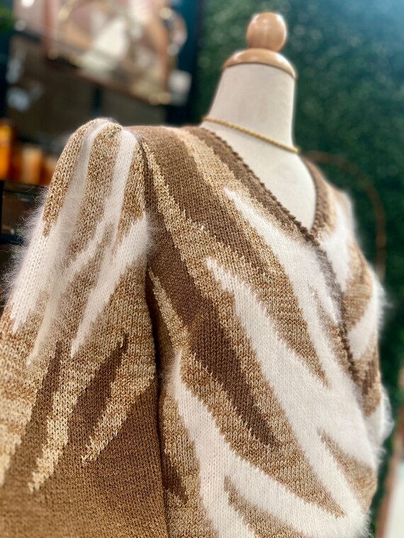 1980s Angora Embellished Sweater | Christine Vinta