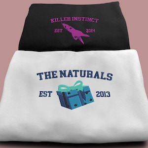 The Naturals Book Embroidered Sweatshirt, Hawthorne House Sweater, , Jennifer Lynn Barnes, the Hawthorne Legacy, Bookish Merch