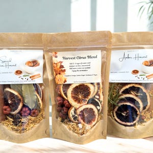Stovetop Potpourri Blend Natural Fragrance Home Decor Holiday Kitchen Aromatherapy Kit Hostess Gift Dried Orange Spice Simmer Pot Recipe