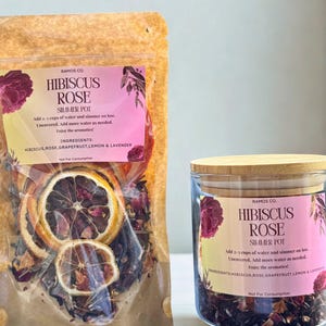Natural Home Fragrance Simmer Pot Pourri Blend Dried Flower Stove Potion Making Kit Seasonal Gift for Kitchen Scent Maker Intention Set