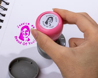 Sellos personalizados para profesores: personalizables con texto, retratos, sellos de retroalimentación, sellos de motivación, regalos para profesores y sellos de tareas.