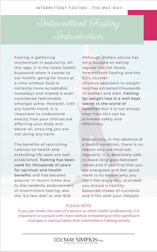 Intermittent Fasting Guide - Etsy
