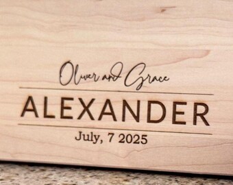 Wood Cutting Board Wedding gift anniversary cutting board present new home house warming gift personalized heirloom keepsake natural wood