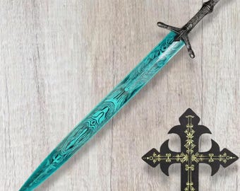 Moonlight Greatsword Replica Non-Sharp Metal DarkMoon inspired by Elden Ring For Collectors and Cosplayers.
