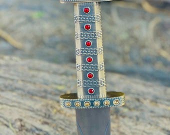 King Ragnar Lothbrok&#39;s legendary Viking Sword - Medieval Replica with Scabbard
