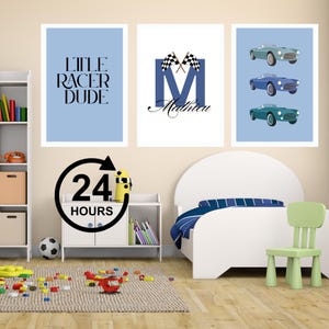 Watercolor Racing Car Prints, Boys Room Decor, Race Car Nursery, Sport Cars Print, Boy Playroom Prints, Racing Car Nursery, Sport Cars Art