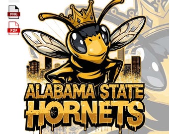 ASU Hornets PNG: Alabama State HBCU Hornets (Digital Download)