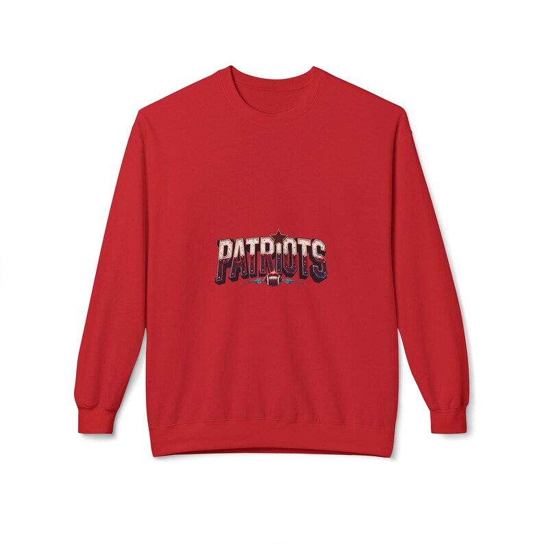 Patriots Football SVG, Typography Design, Sports Team Apparel ,Sublimation file image 4