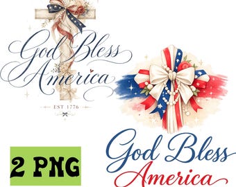 神よアメリカを祝福したまえ ブラシストローク PNG、7月4日の愛国的なデザイン