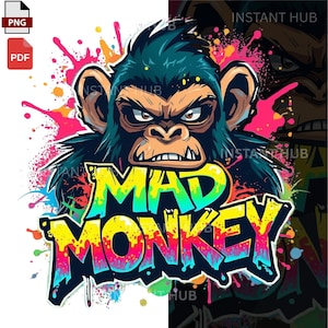 Mad Monkey - Etsy