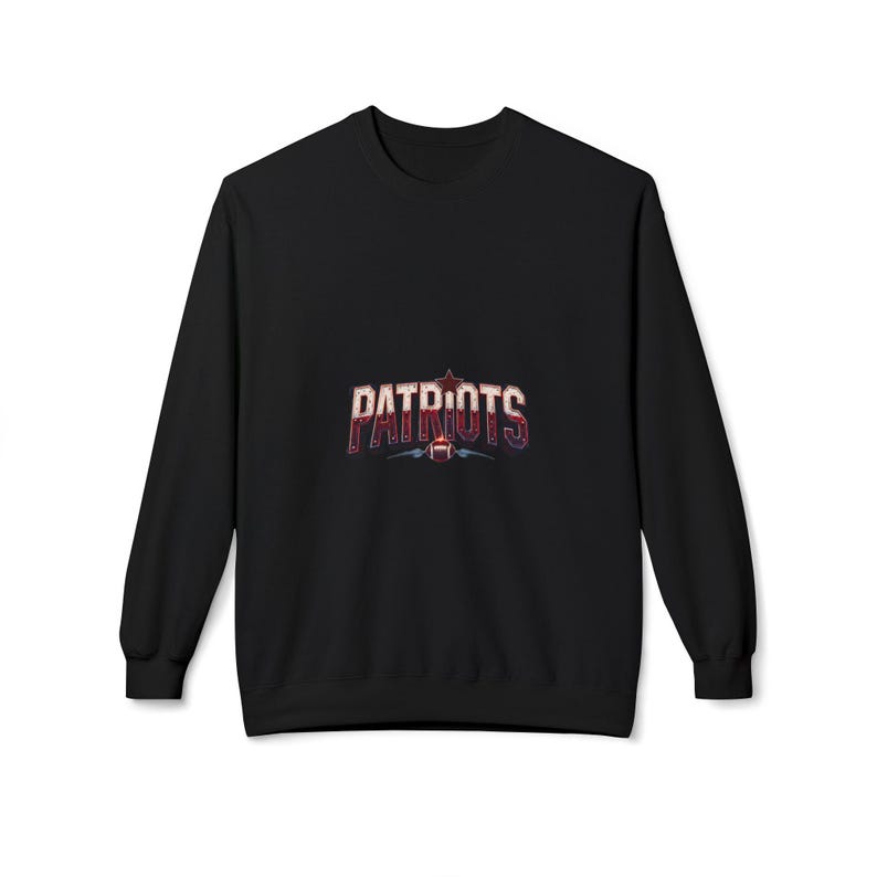 Patriots Football SVG, Typography Design, Sports Team Apparel ,Sublimation file image 2