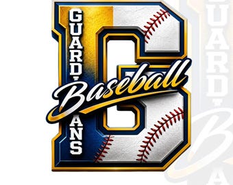 Guardians Baseball PNG, Baseball Team Shirt Design, Game Day Sports Sublimation