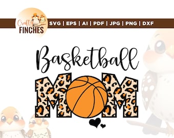 Basketball Mom SVG, Game Day Cut File (Digital Download)