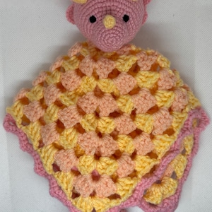 Snuggle Buddy - Dinosaur cuddle cloth (pink)