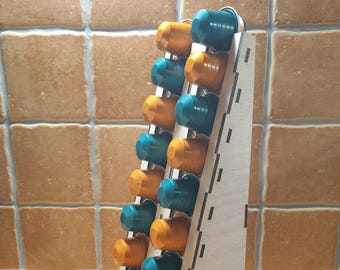 Holder for Nespresso coffee capsules