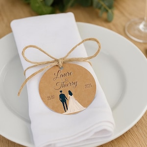 marque place mariage plan de table invité , étiquette personnalisée haute qualité , style champêtre - bohème - nature - envoi rapide