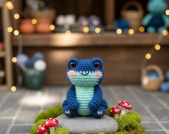 Crochet Frog Amigurumi Pattern | Beginner Friendly (PDF Download)
