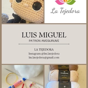 Luis Miguel amigurumi-mönster