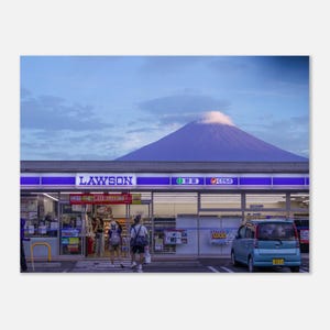 Japan Lawson Fuji Print | Mt Fuji Summertime Original Art Print, Japanese Print, Japan Landscape photo by Chris Tulino