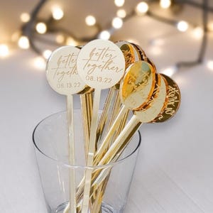 Engraved Drink Stirrers For Weddings, Personalized Drink Stirrers, Wedding Drink Stirrers, Engraved Drink Stirrers, Acrylic Drink Stirrers