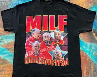 Fred Vasseur Ferrari F1 Formula 1 funny meme graphic Tee t-shirt