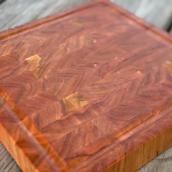 Cherry End Grain Butcher Block Cutting Board
