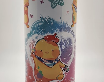 Artsy Birb Tumbler with Lid and Straw
