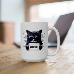 Funny Cat mug, gift for cat lovers, gifts for pet lovers, coffee lovers, tea lovers, gifts for him, gifts for her, funny coffee mugs
