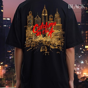 Atlanta Skyline t-shirt; city skyline, Atlanta travel shirt, Atlanta apparel,  gift for him, gift for her
