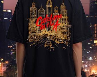 Atlanta Skyline t-shirt; city skyline, Atlanta travel shirt, Atlanta apparel,  gift for him, gift for her