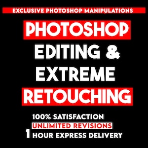 I will do adobe Photoshop editing and image retouching