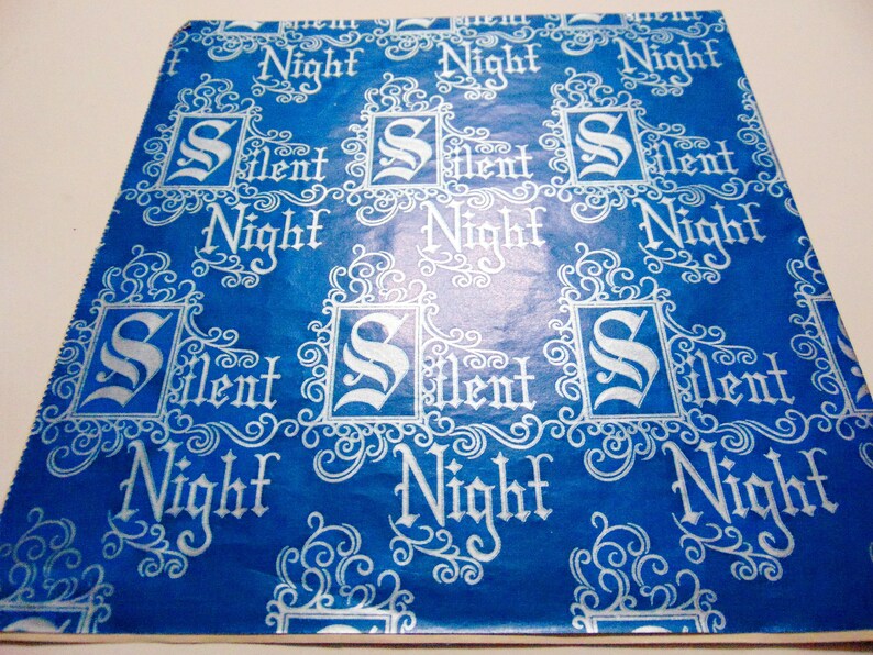 Vintage Christmas Wrapping Paper Vintage Religious Silent Etsy