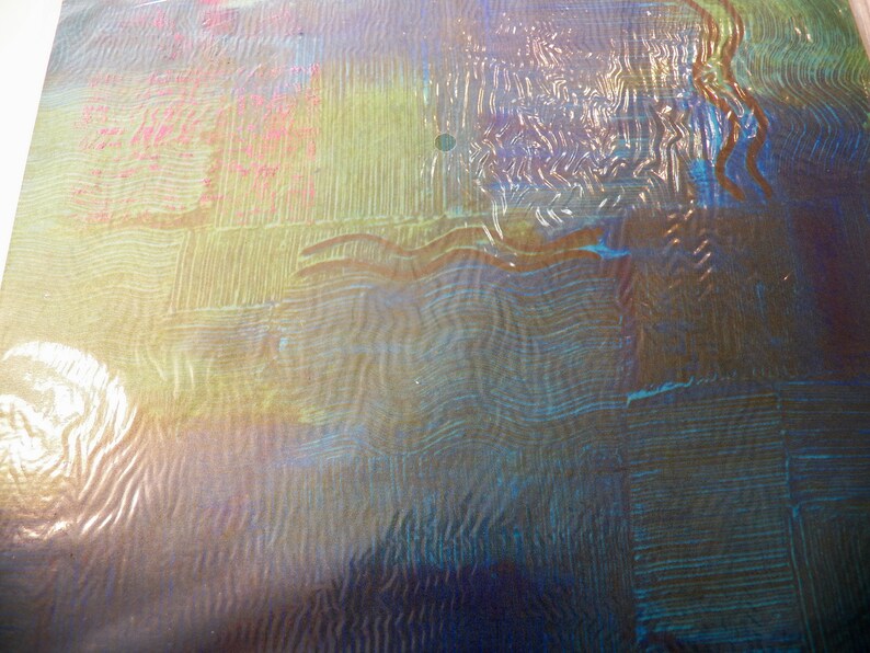 Vintage Psychedelic Gift Wrap Blue Green Water Design Gift Wrap Vintage 70s Wrapping paper Birthday Graduation Fathers Day Gift Wrap