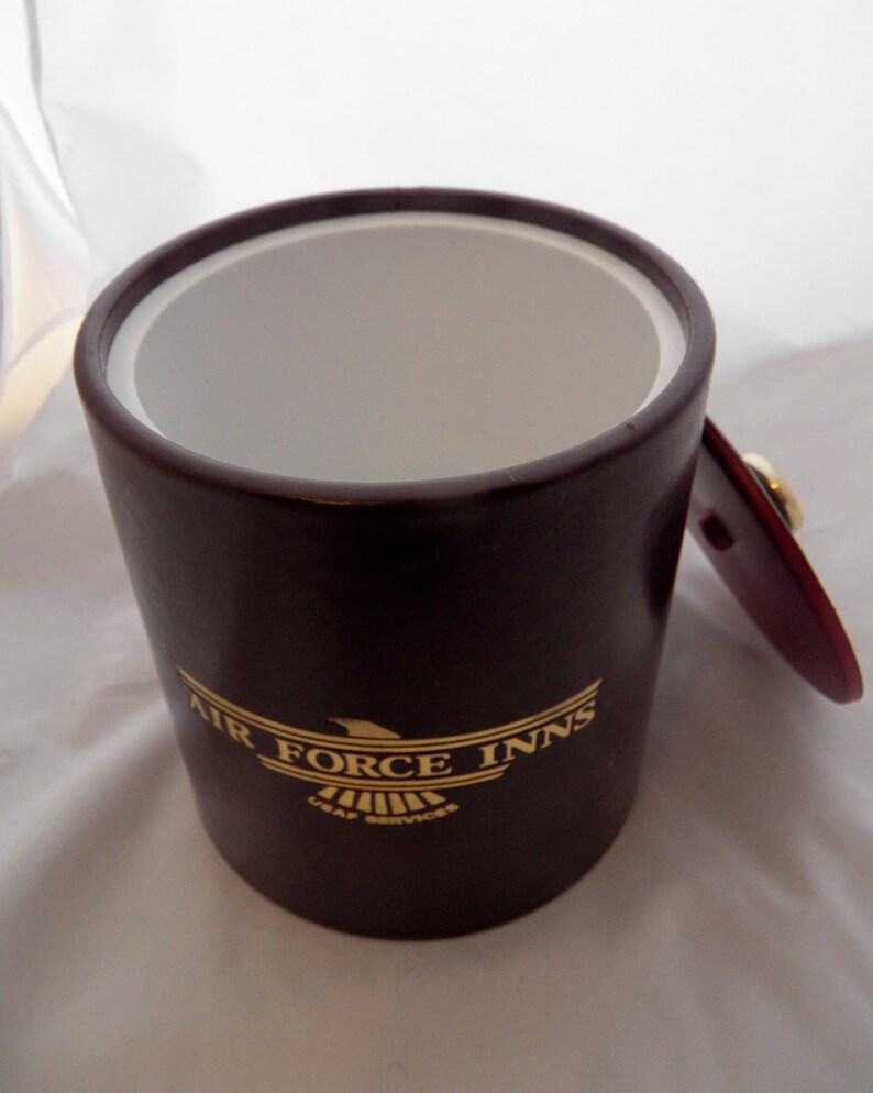 Vintage Air Force Military Ice Bucket Made in USA USAF Faux Etsy