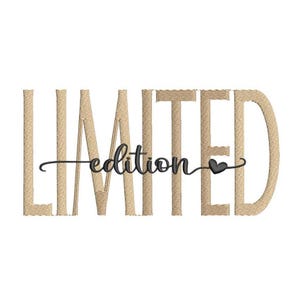 Maskinbroderidesign i begränsad upplaga, digital fil, 6 storlekar.