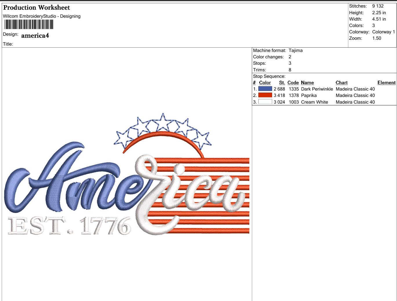 America Machine Embroidery Design, Patriotic USA Script With Stars, 4th ...