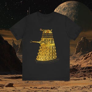 Gold leaf effect Dalek T-shirt