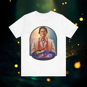 7th Doctor (Sylvester McCoy) and Doctor Who logo.