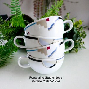 Ensemble 4 tasses Studio Nova modèle Y0105
