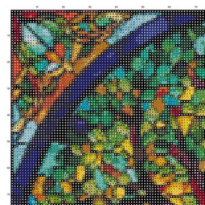 Stained Glass Tree of Life Cross Stitch Pattern | Celtic Life Tree ...