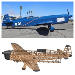 Caudron C.460 80" (2043 mm) - Planos DXF