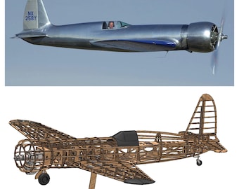 1/6 Hughes H-1 Racer - DXF Plans