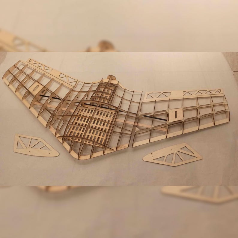 1430mm (56") Royal Flying Wing - 3D CAD (.STEP) and Laser Cutting Files ...